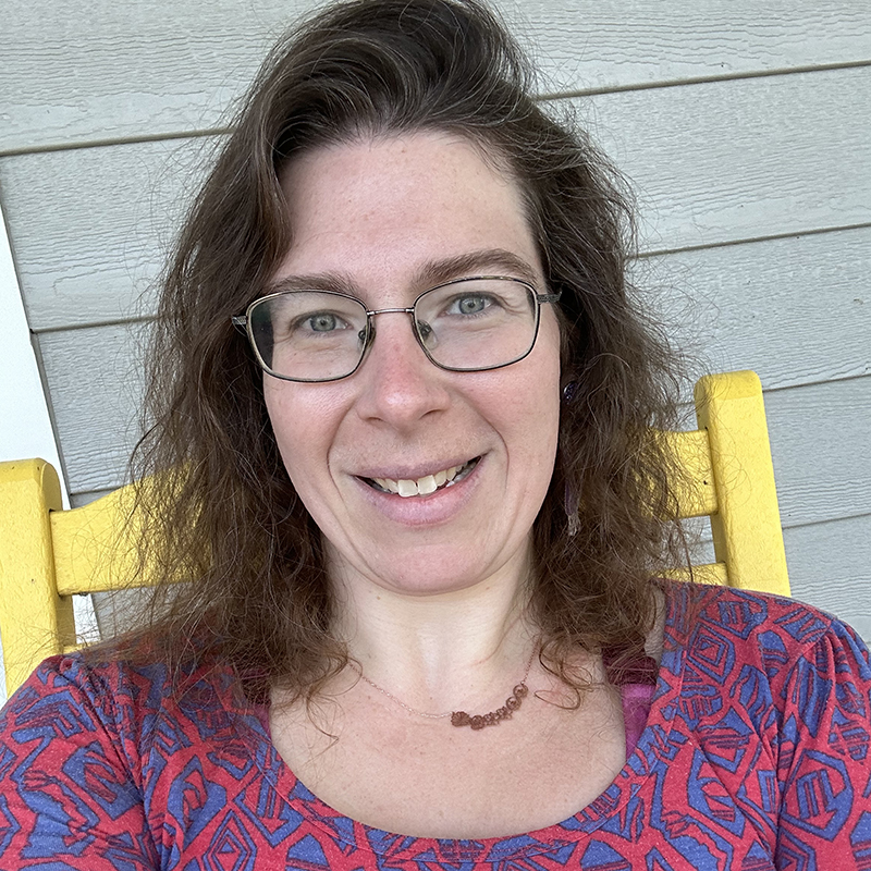 A photo of a teacher at the Homestead Schools in Burlington, Vermont.
